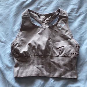 GYMSHARK Soft pink/nude tank